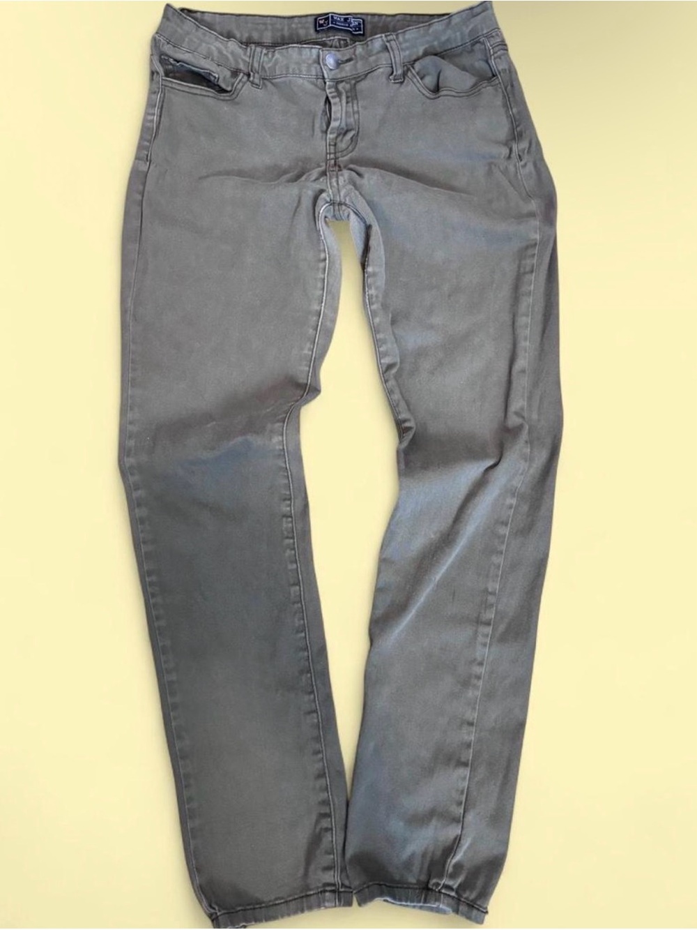 Wax Jean Olive Straight-Leg Women's Jeans